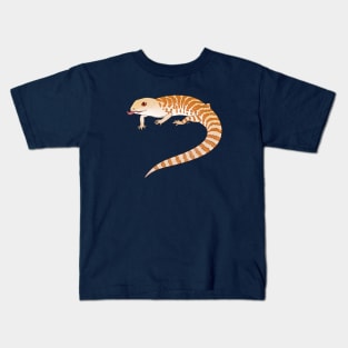 Albino Blue Tongue Skink Kids T-Shirt